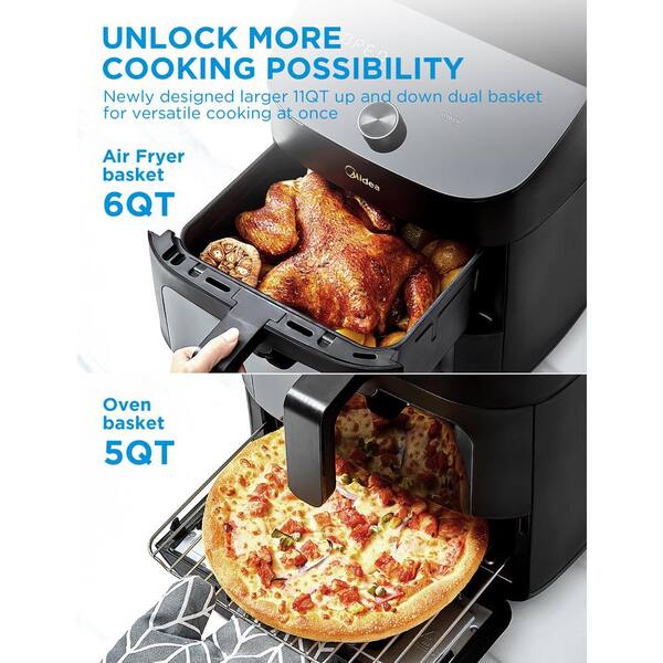 Unlocking the Power of a Black Dual Air Fryer for Healthy and Convenient Cooking